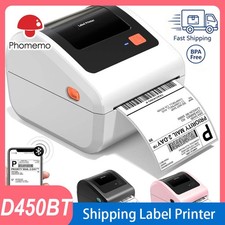 Phomemo D450BT 4x6 Wireless Shipping Label Printer or Thermal Address Label Lot picture
