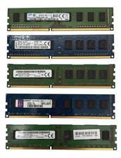 Lot of 50 Major Brand 200GB 50x4GB PC3-12800 DDR3-1600  DIMM Desktop Memory RAM picture