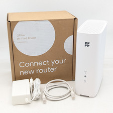 Google Fiber Wi-Fi 6E Router 5-Port Tri-Band 6GHz (GR6EXX0C) White picture