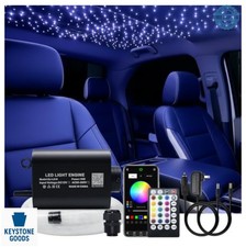 Fiber Optic Starlight Headliner Kit 16W 300 Strands 6.5ft Bluetooth APP Music picture