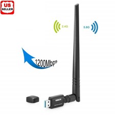 Dual Band High-Gain Antenna 802.11ac 1200Mbps USB3.0 AC1200 USB wifi Adapter USA picture