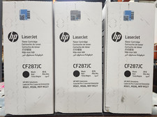 LOT OF THREE HP 87X Black HIGH YIELD Toner CF287JC M501 M506 M527 picture