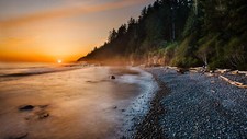Landscape nature sunset Custom Gaming Mat Desk picture