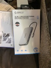 Orico XCR-X11 12-in-1 USB-C Docking Station HDMI LAN PD Power Hub Adapter picture