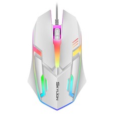 F1 Wired Gaming Mouse 3 Button Colorful LED Lighting USB PC Laptop Computer picture