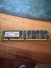 1 stick of PC133 SDRAM 168-Pin DIMM 8Mx64 RAM 64MB 133MHz HYS64V8301GU-7.5-C2 picture