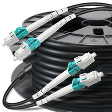 800 Ft All-Dielectric (5.8Mm) Aerial/Direct Burial Outdoor Multimode Duplex OM3  picture