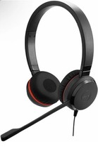 Jabra Evolve 30 II HS Wired Dual-Ear Headset with Mic for Work - 3.5mm Jack only picture