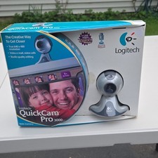 Logitech QuickCam Pro 3000 Webcam 640x480 Video/Photo, Built-In Microphone picture