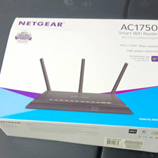 NETGEAR AC1750 R6400-100NAS Dual Band Gigabit WiFi Router, 4-Port LAN picture