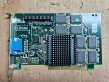 Vintage Retro Gaming Tested Clean ENSONIQ 3D BANSHEE 9905 16MB AGP 3dFX Video picture