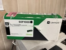 Genuine Lexmark 60F1000 MX310/MX410/MX510/MX511/MX610 OPEN BOX SEAL BAG picture