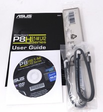 ASUS P8H61-M LX2 MOTHERBOARD ACCESSORY KIT W/CABLES,I/O SHIELD, & MORE - NEW picture