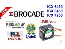 1x Ultra-Quiet Replacement Fan (18dBA) for Brocade ICX 6430, ICX 6450, ICX 7250 picture