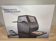 Sharper Image Rapid Photo Album Photo/Slide/Film Scanner 1200DPI LCD USB HDMI picture