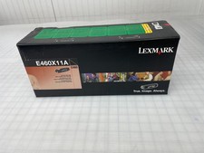 New Genuine Lexmark E460X11A Black High Yield Toner Cartridge for E460 picture
