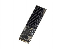 Internal 5 Port Non-RAID SATA III 6GB/s M.2 B+M Key Adapter Card JMB585 Chip picture