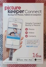 NEW PICTURE KEEPER CONNECT 16 GB BACKUP iPod iPhone iPad Lightning & USB picture