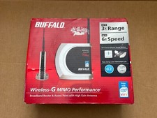Buffalo Wireless G MIMO Performance AirStation WHR-HP-G54 4-Port 10/100 802.11g picture