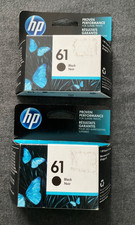 Set Of 2 HP 61 Original Ink Cartridge - Black Expiration 2020 NEW AND UNOPENED picture