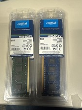 (1) Crucial 8 gb DDR3L -1600 UDIMM 1.35v CL11 memory mod CT102464BD160B.C16FPD picture