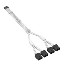 360mm 16Pin (12+4) Male to 4x8Pin Female Sleeved PCI-e 5.0 Extension Cable picture