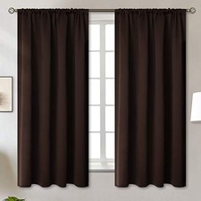 Blackout Curtains 63 Inch Length, Room Darkening 42