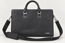 BOSTANTEN Black Laptop Briefcase Executive Messenger Bag Shoulder Strap picture