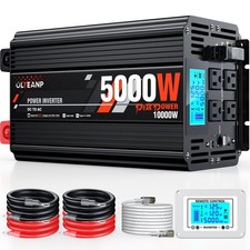 5000W Power Inverter 12V DC to 110V/120V AC Power Converter, 10000W Peak picture