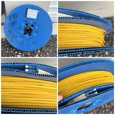 AFL Hyperscale Single Mode Fiber Optic Cable 2F LC-LC Duplex Yellow 659FT NEW picture