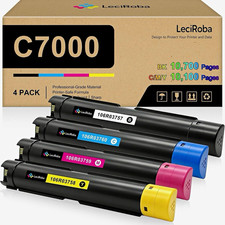LeciRoba C7000 4 Pack Toner BK/C/M/Y for Xerox VersaLink C7000 106R picture