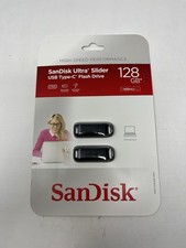 New SanDisk Ultra Slider USB Type-C Drive 128GB 2-Pack SDCZ480-128G-ABJ2 400mbps picture