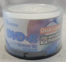 NEW - Smartbuy Black DVD+R Recordable Disc 50 Pack - SEALED picture