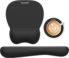 TECKNET Gel Ergonomic Mouse Pad & Keyboard Wrist Rest & Coaster picture