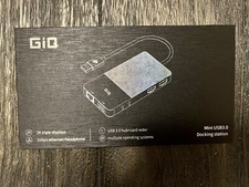 GIQ Mini USB Docking Station Compatible With USB3.0 - New (open Box) picture