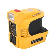 Portable 220W Power Inverter for DeWalt 20V Battery to AC 110V Outlet USB Type-C picture