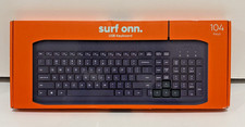 Surf Onn USB Keyboard 104 Keys With Cable 100009052 New Open Box picture