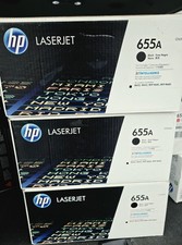 HP 655A Black Standard Yield Toner Cartridge, 12,500 Pages (CF450A) picture