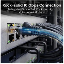 50ft Cat6 Ethernet Cable 10-Pack | 10Gbps 550MHz Pure Copper picture