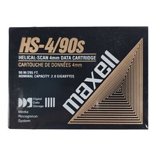 Maxell HS-4/90s 4mm Data Cartridge tape Helical Scan New Sealed Digital Storage picture
