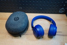 (K) Beats Solo Pro Wireless Noise Cancelling On-Ear Headphones Dark Blue w/ Case picture