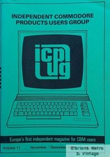 ICPUG Magazine Vol. 11 No. 6 (Nov/Dec 1989) – Commodore Users Group – Vintage picture