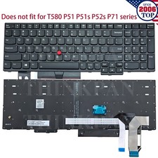New US Backlit keyboard w/ Pointer for Lenovo ThinkPad E580 E585 E590 E595 L580 picture