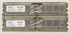 2x OCZ Tech DDR2 1GB 800Mhz 240pin SDRAM, OCZ2G8002GK w/Heat Spreader picture