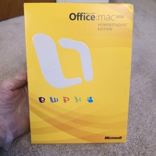 Microsoft Office Mac 2008 Home & Student Edition software + keys boxed picture