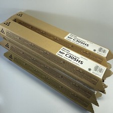 6x Genuine Ricoh MP C305HS Printer Toner Cartridge Black Only - EDP 841622 picture