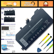 High-Capacity 38Wh Laptop Battery for Dell Latitude 7200 7210 2-in-1, 4750mAh picture