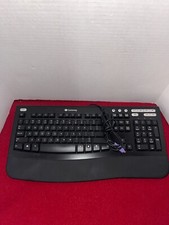 Gateway KB-0532 Elite PS2 Keyboard Black Ergonomic picture
