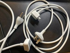 Lot Of 2 Longwell E55349 LS7A 2.5A 125V 3-Prong AC Power Cord Apple 7 X622 White picture