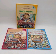 Vintage 1984 Scholastic Skills Book Basic Computing Book C D E Teachers Edition  picture